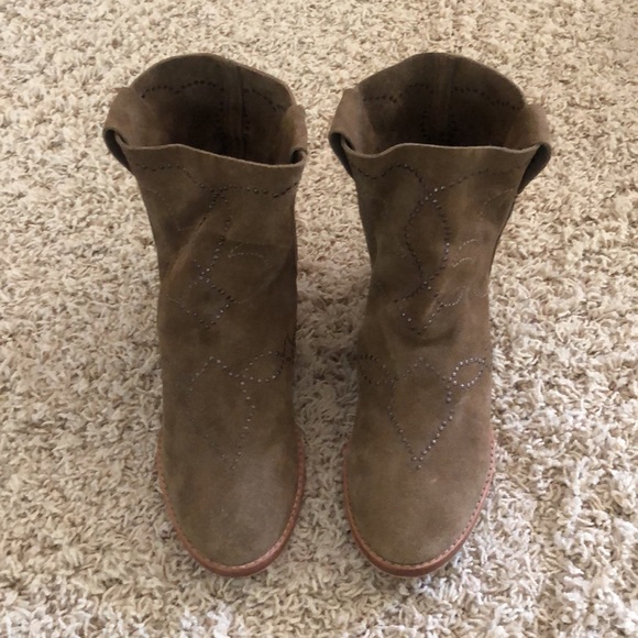 Joie suede stud boots - Picture 5 of 9